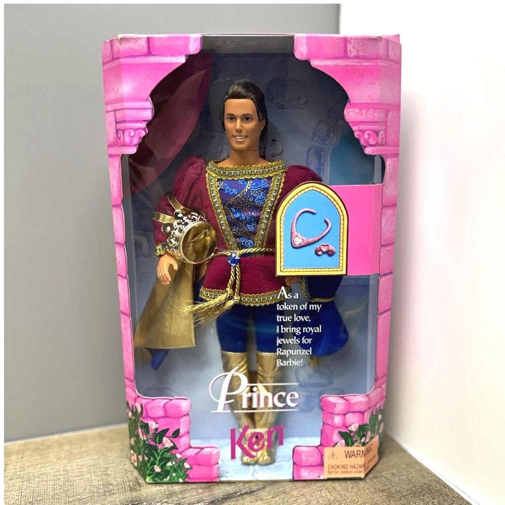 Mattel Barbie Rapunzel Prince Ken Doll Collector Edition NRFB NIB 2001 18080